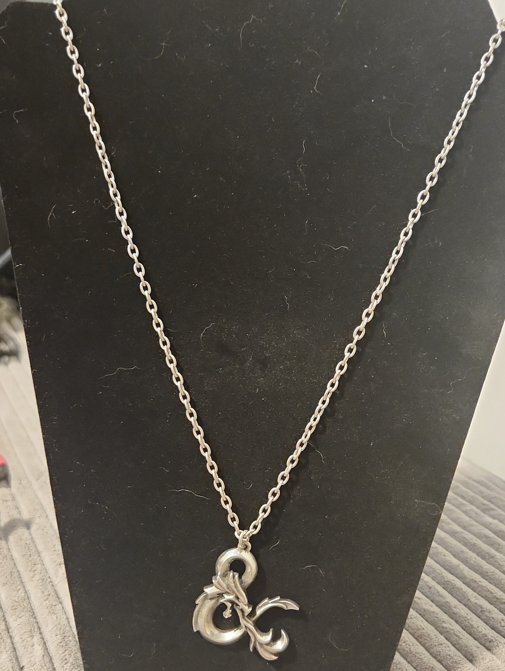 Alchemy Gothic Dungeons & Dragons Ampersand Pendant Necklace English Pewter 2019